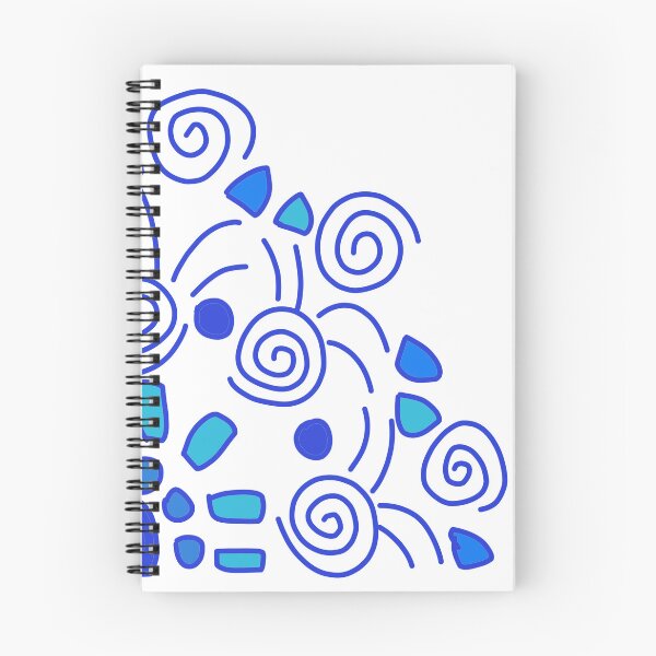 Item preview, Blue spirals designed and sold by Crafted-by-Nico.