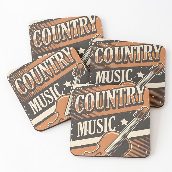 Item preview, retro rustic country music poster designed and sold by OlsonElmer.