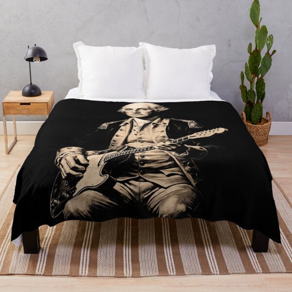 Item preview, George Washington playing Guitar, Rocking The American Revolution designed and sold by lobro.
