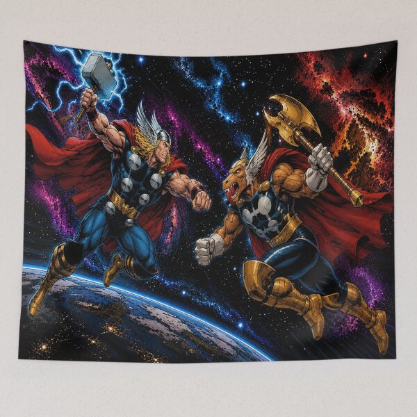Item preview, Thor VS Beta Ray Bill designed and sold by Mingpipe.