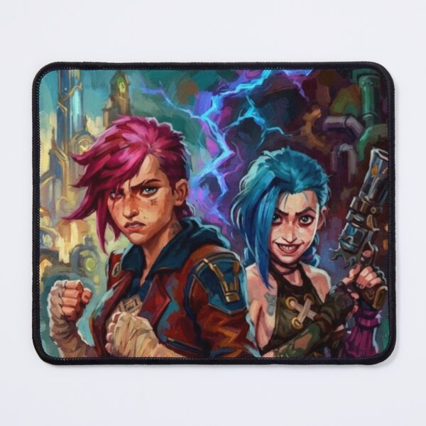 Item preview, Arcane Vi & Jinx Poster Fine Art Tribute designed and sold by Art's Diner.