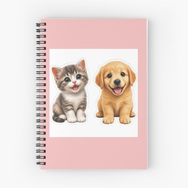 Item preview, Adorable Kitten and Puppy Sticker Design designed and sold by Megazions.