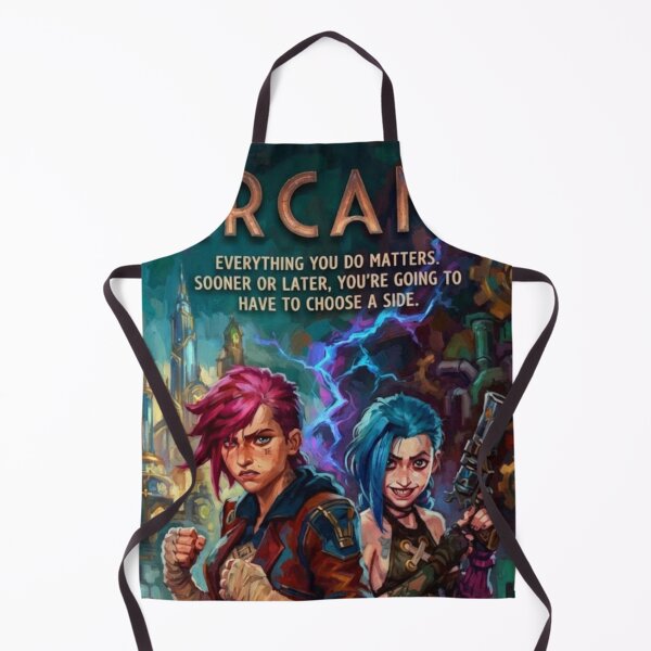 Item preview, Arcane Vi & Jinx Poster Fine Art Tribute designed and sold by Art's Diner.