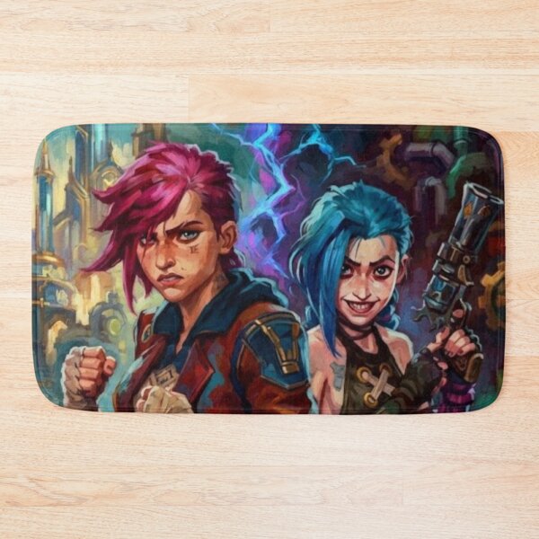 Item preview, Arcane Vi & Jinx Poster Fine Art Tribute designed and sold by Art's Diner.
