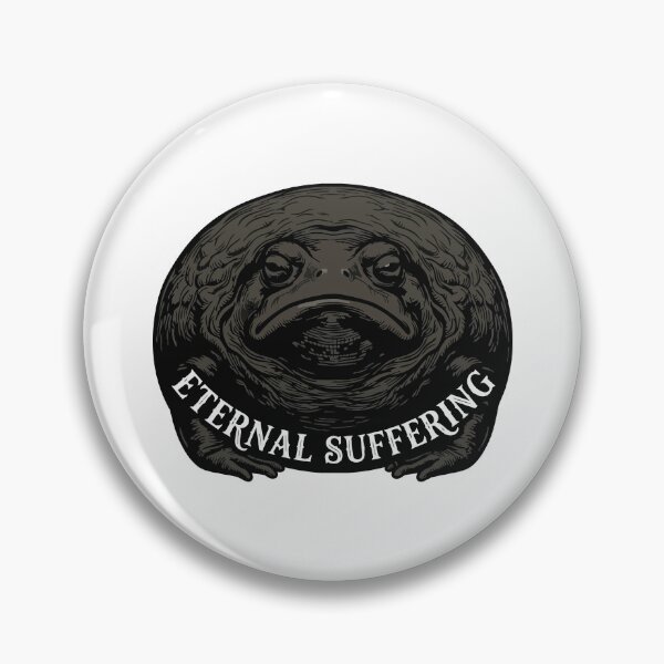 Item preview, Eternal Suffering Black Rain Frog Vintage Etching designed and sold by Arc2020.