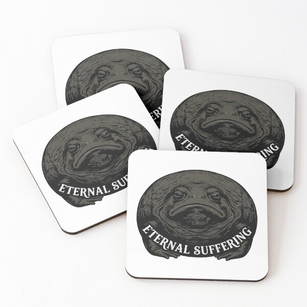 Item preview, Eternal Suffering Black Rain Frog Vintage Etching designed and sold by Arc2020.