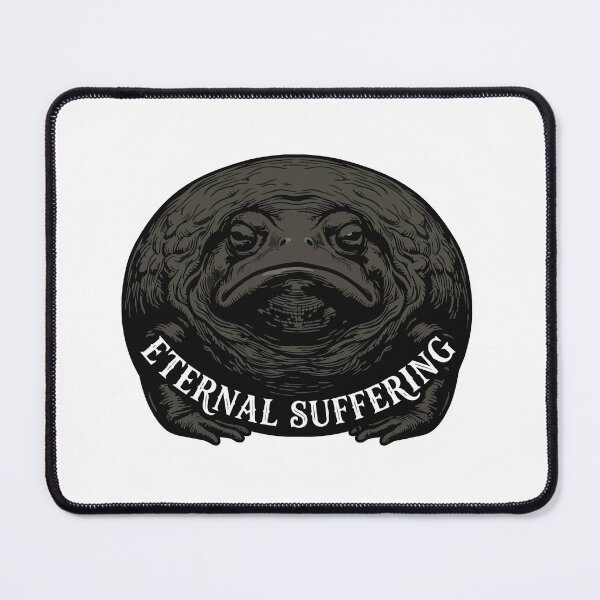 Item preview, Eternal Suffering Black Rain Frog Vintage Etching designed and sold by Arc2020.