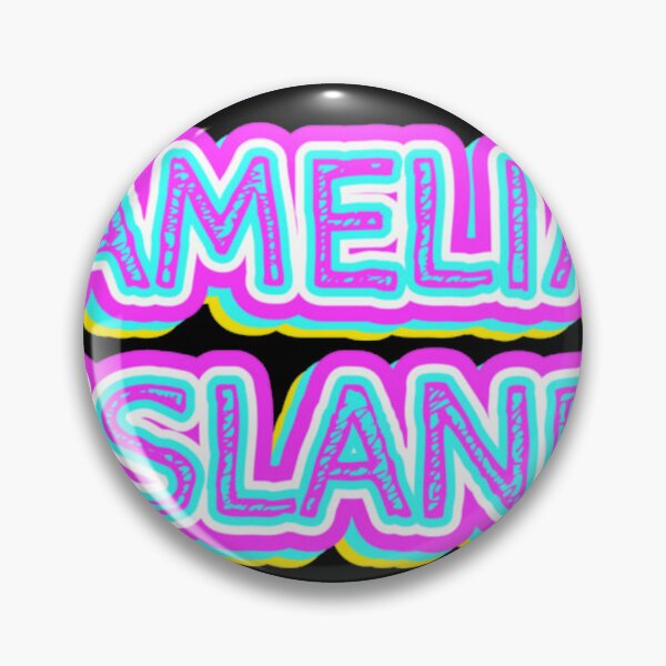 Item preview, Amelia Island Beach Retro Typography designed and sold by ankhangdesigner.