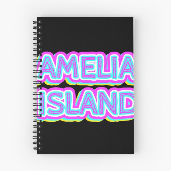 Item preview, Amelia Island Beach Retro Typography designed and sold by ankhangdesigner.