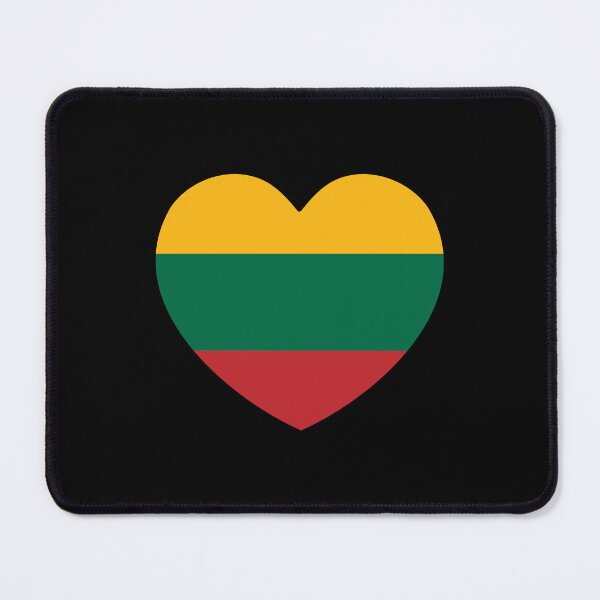 Item preview, Lithuania Flag Heart LT designed and sold by shitpostee.