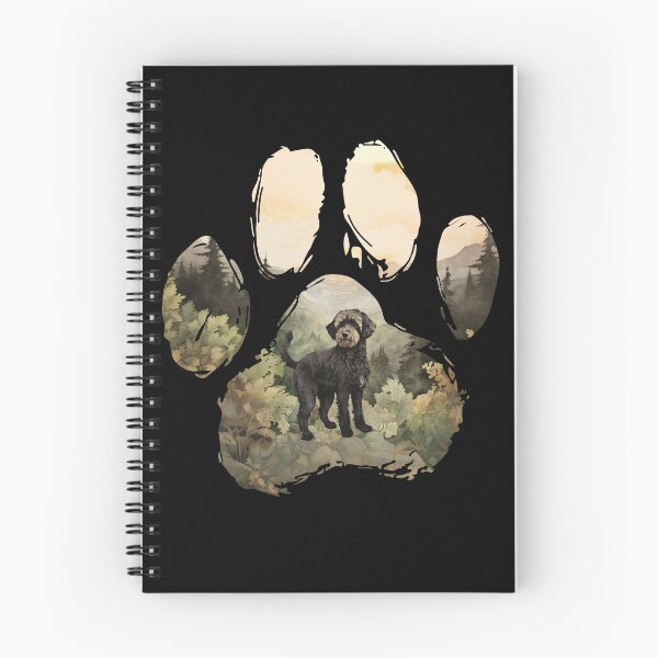 Item preview, Funny Schnoodle Paw Foggy Mountain Tree Mom Dad Kids designed and sold by rafaeltto.