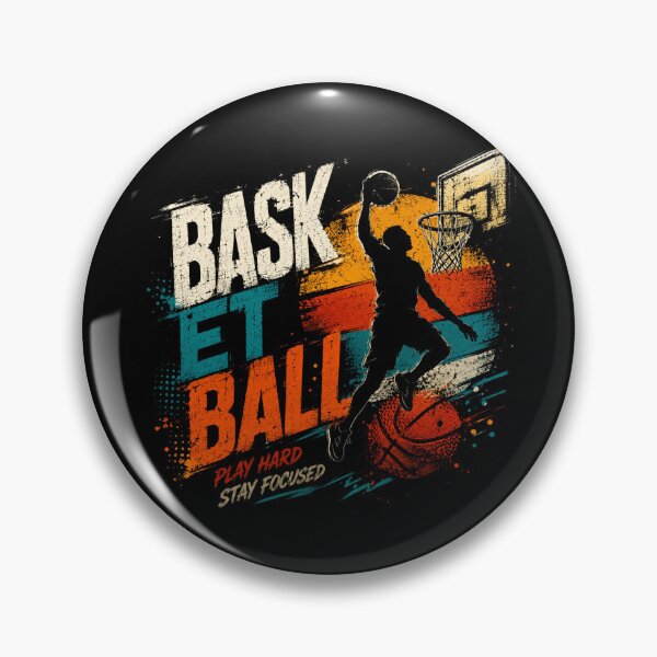 Item preview, Basketball Play Hard Sport Player Fan Athlete designed and sold by RetroMini2026.