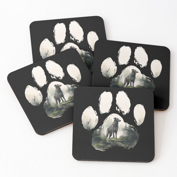 Item preview, Funny Scottish Deerhound Paw Foggy Mountain Tree Mom Dad Kids designed and sold by rafaeltto.