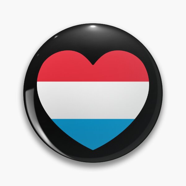 Item preview, Luxembourg Flag Heart LU designed and sold by shitpostee.