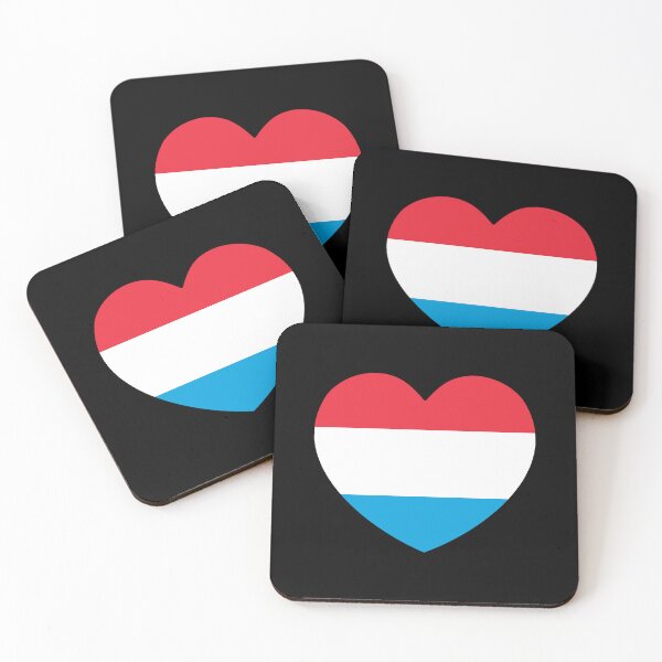 Item preview, Luxembourg Flag Heart LU designed and sold by shitpostee.