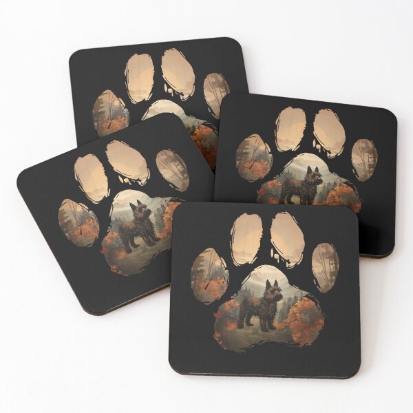 Item preview, Funny Scottish Terrier Paw Foggy Mountain Tree Mom Dad Kids designed and sold by rafaeltto.