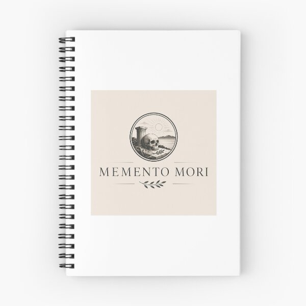 Item preview, Memento Mori - Minimalist Stoic Graphic | Ancient Philosophy Aesthetic designed and sold by TheQuietMind.