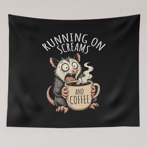 Item preview, Funny Exhausted Opossum Back To School Tired Student designed and sold by jaiahshop.
