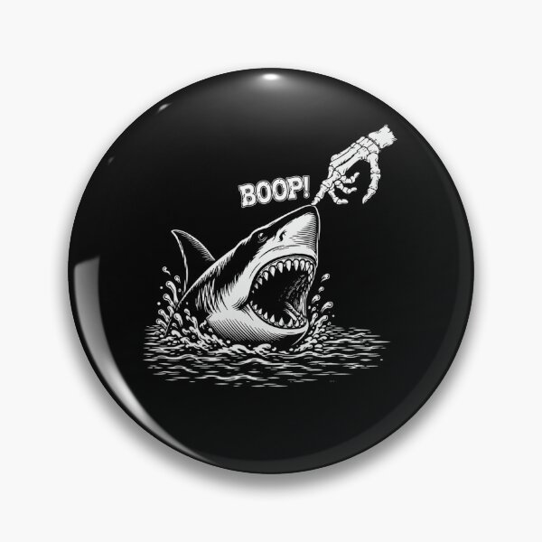 Item preview, Boop The Shark Skeleton Hand - Funny Great White Shark Ocean designed and sold by haitrieuic96.