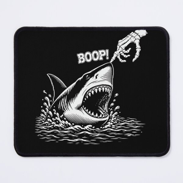 Item preview, Boop The Shark Skeleton Hand - Funny Great White Shark Ocean designed and sold by haitrieuic96.