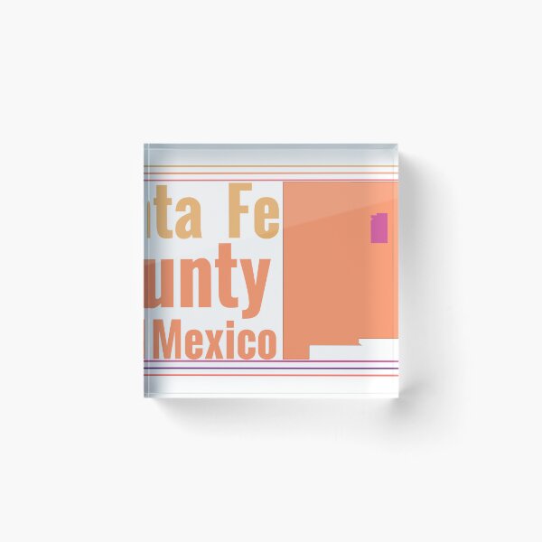 Item preview, Santa Fe County New Mexico Highlighted on State Map designed and sold by TheIconSmith.