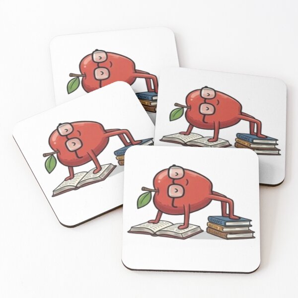 Item preview, Smart Apple Bridge Pose Book Stretch designed and sold by moTshiTshi.