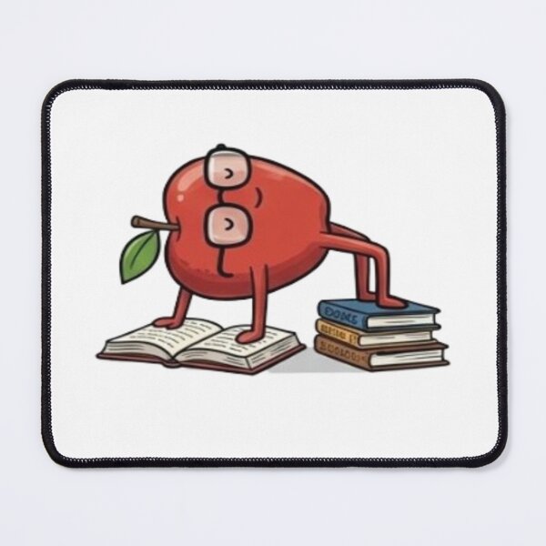 Item preview, Smart Apple Bridge Pose Book Stretch designed and sold by moTshiTshi.
