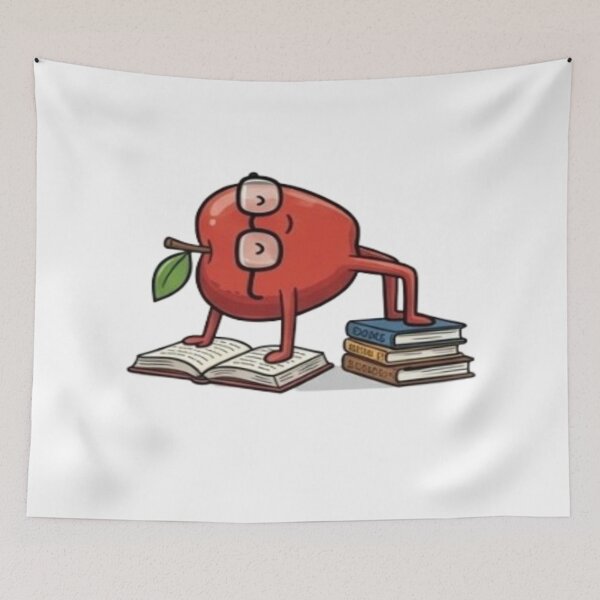 Item preview, Smart Apple Bridge Pose Book Stretch designed and sold by moTshiTshi.