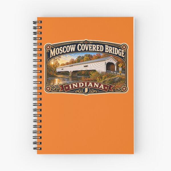Item preview, Moscow Covered Bridge in autumn sticker designed and sold by gotucoveredart.