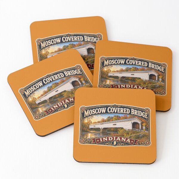Item preview, Moscow Covered Bridge in autumn sticker designed and sold by gotucoveredart.