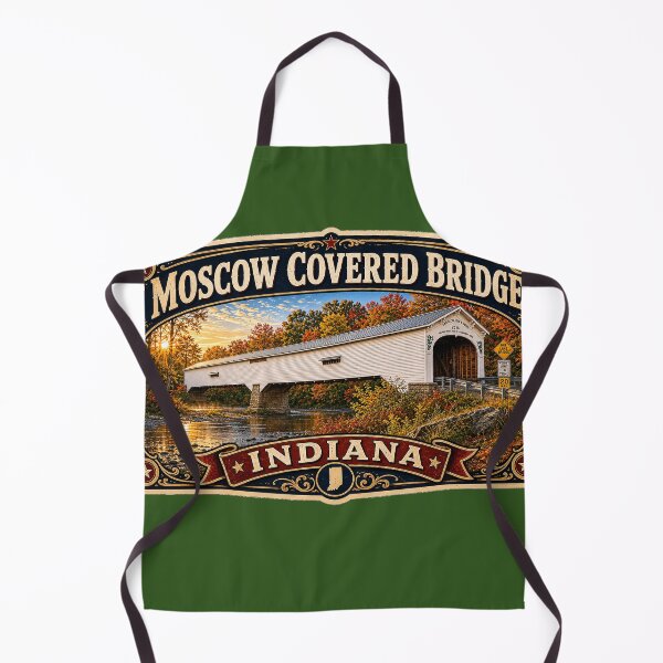 Item preview, Moscow Covered Bridge in autumn sticker designed and sold by gotucoveredart.