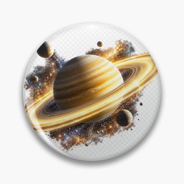 Item preview, Majestic Saturn Planet Space Art designed and sold by ARTBIO.