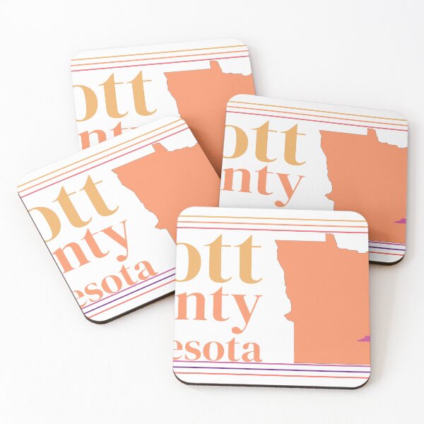 Item preview, Scott County Minnesota Highlighted on State Map designed and sold by TheIconSmith.