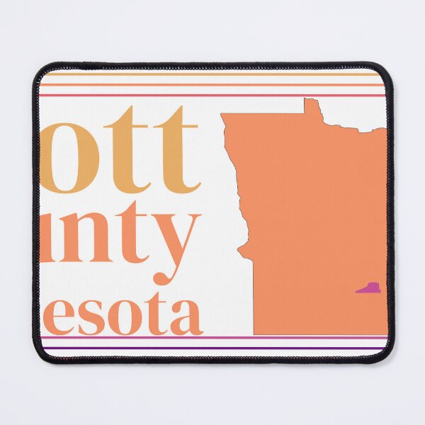 Item preview, Scott County Minnesota Highlighted on State Map designed and sold by TheIconSmith.