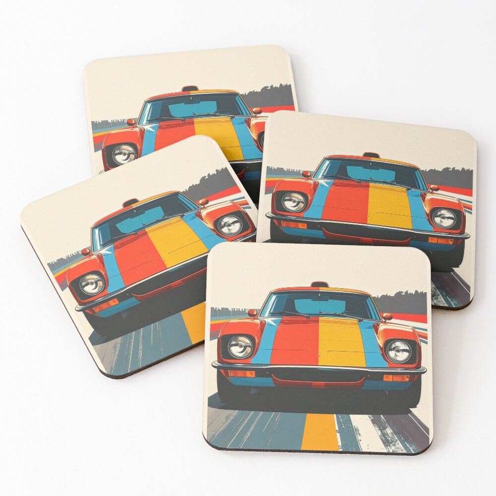 Item preview, Coasters (Set of 4) designed and sold by dj-illustration.