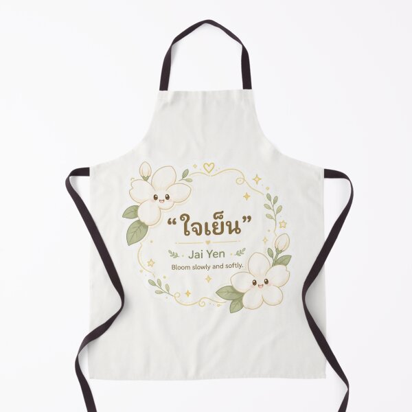 Item preview, Jai Yen | Bloom Slowly – Cute Thai Jasmine Aesthetic Design | Soft Thailand™ designed and sold by CosmicQuietStudio.