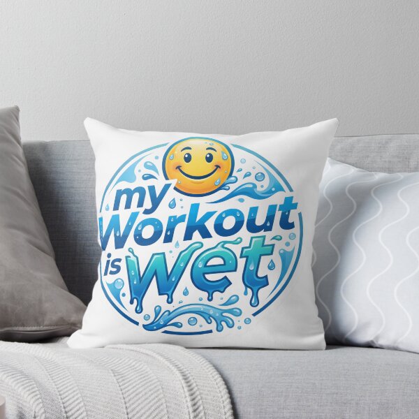 Item preview, My Workout is Wet – Water Workout Graphic designed and sold by Halbeskilo.