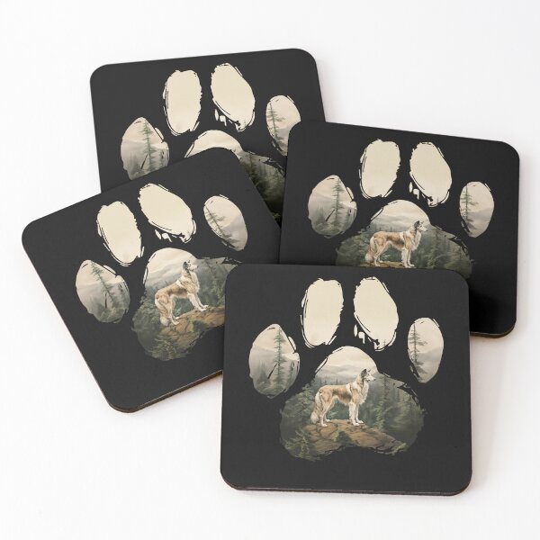 Item preview, Funny Silken Windhound Paw Foggy Mountain Tree Mom Dad Kids designed and sold by rafaeltto.