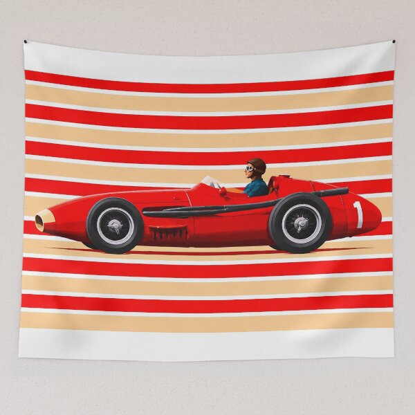 Item preview, Juan Manuel Fangio F1 Car designed and sold by PitWallArt.