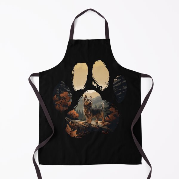 Item preview, Funny Silky Terrier Paw Foggy Mountain Tree Mom Dad Kids designed and sold by rafaeltto.