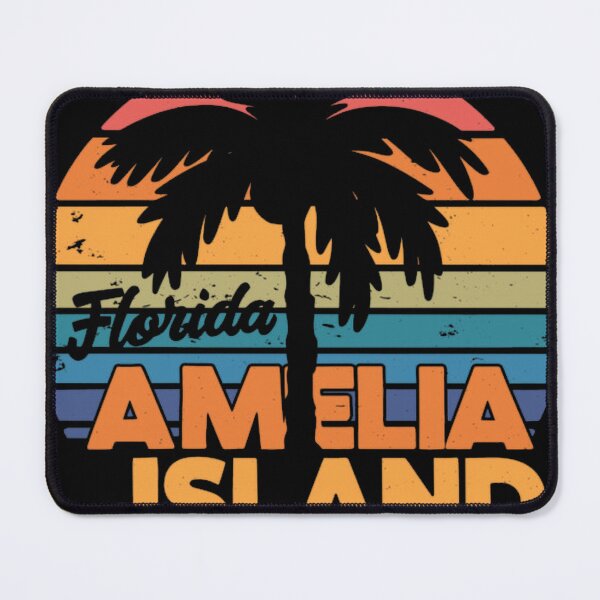 Item preview, Amelia Island Florida Retro Sunset designed and sold by ankhangdesigner.