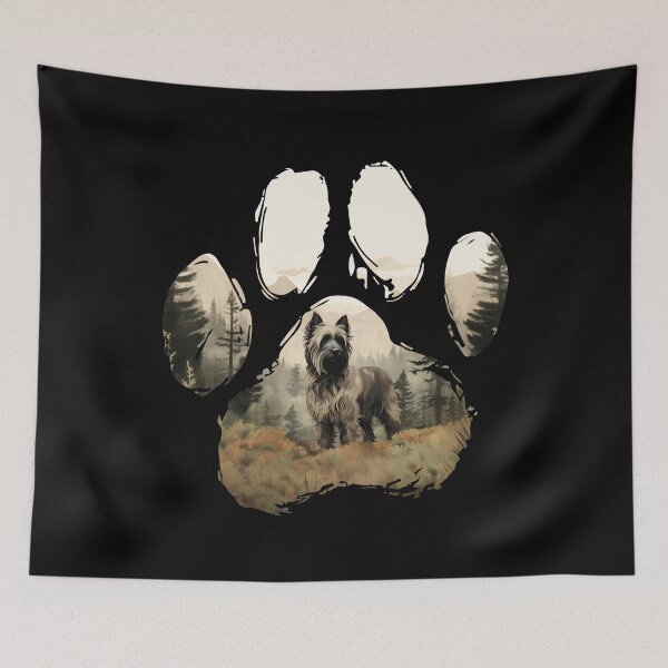 Item preview, Funny Skye Terrier Paw Foggy Mountain Tree Mom Dad Kids designed and sold by rafaeltto.