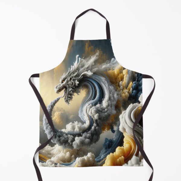 Item preview, Cloud Dragon – Celestial Sky Serpent Fantasy Storm Creature Design designed and sold by DrakariArt.