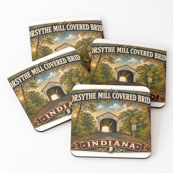Item preview, Forsythe Mill portal sticker designed and sold by gotucoveredart.