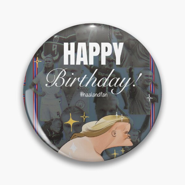 Item preview, Erling Haaland Birthday design  designed and sold by MsArtoria.