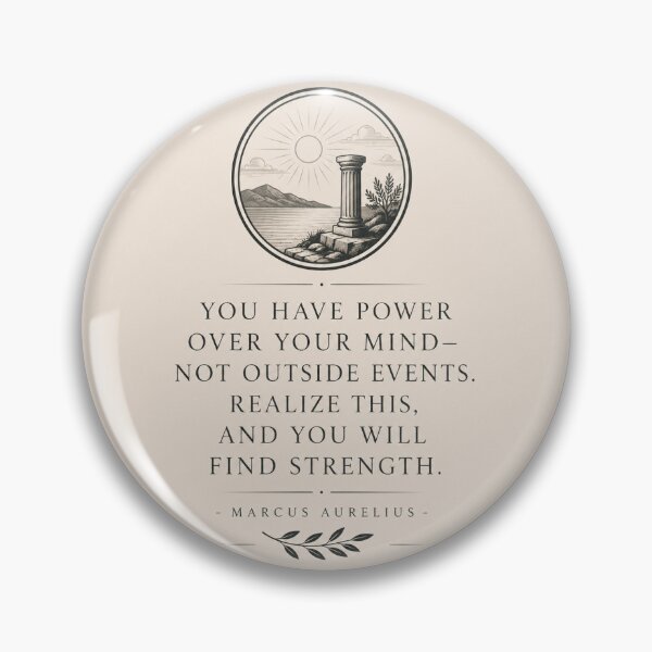 Item preview, You Have Power Over Your Mind | Classical Stoicism Quote | Marcus Aurelius designed and sold by TheQuietMind.