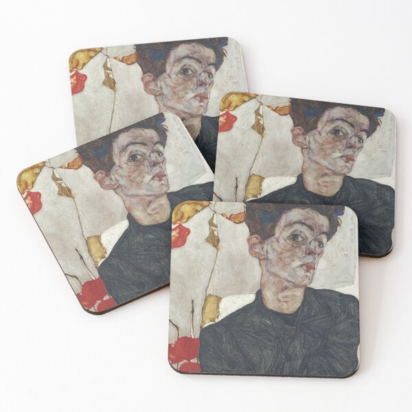 Item preview, Egon Schiele - Self Portrait with Physalis designed and sold by Vintage Designs +.