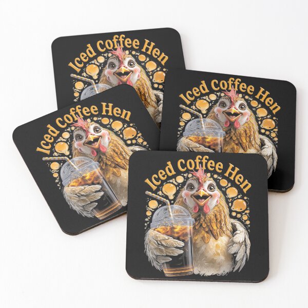 Item preview, Iced Coffee Hen designed and sold by Millsoft.