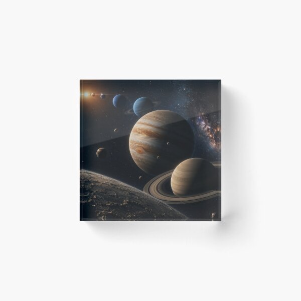 Item preview, Cosmic Giants – Ultra Realistic Planetary Landscape | Space Art designed and sold by oatsupspace.