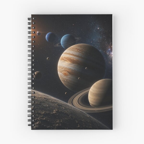 Item preview, Cosmic Giants – Ultra Realistic Planetary Landscape | Space Art designed and sold by oatsupspace.